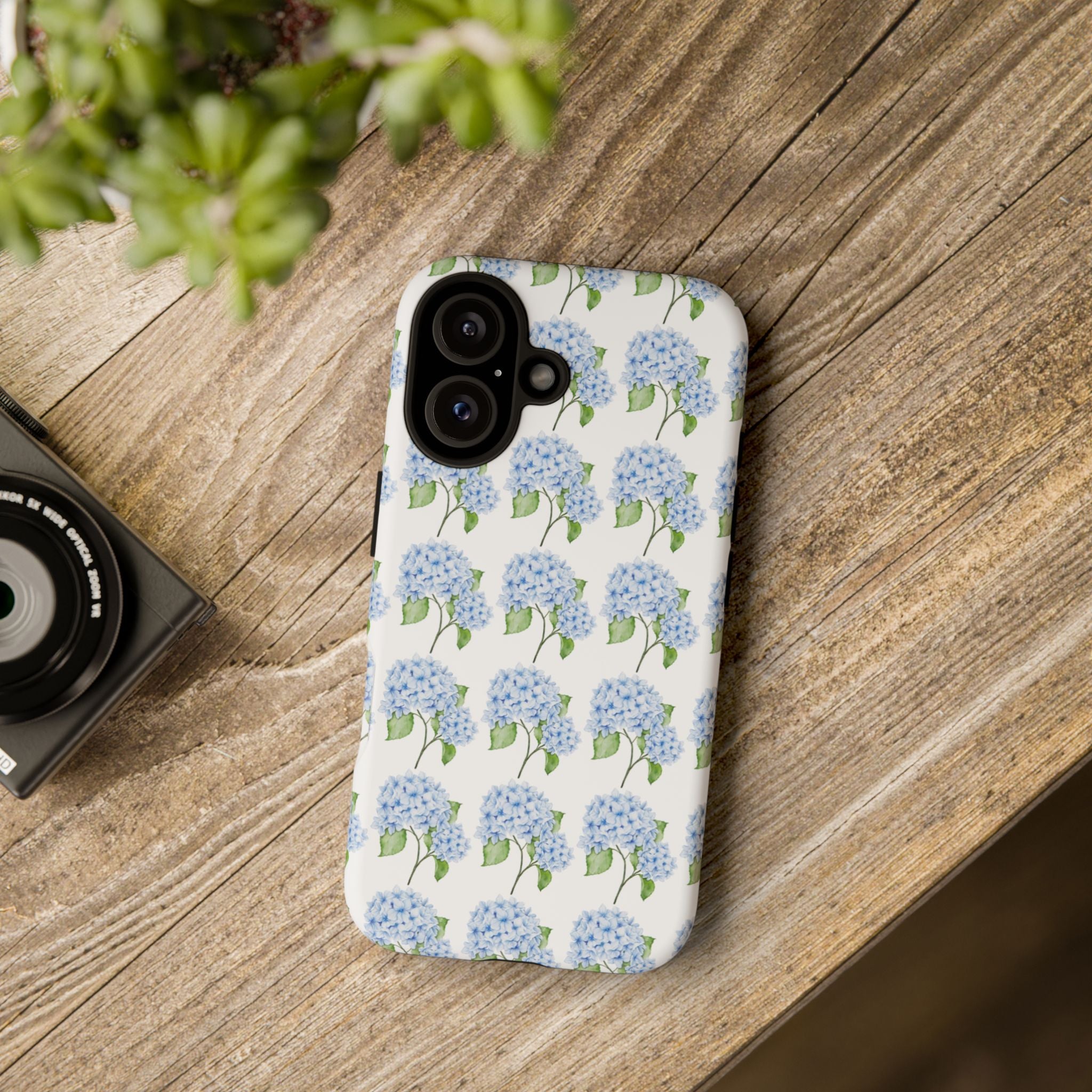 Hydrangea Pattern Phone Case