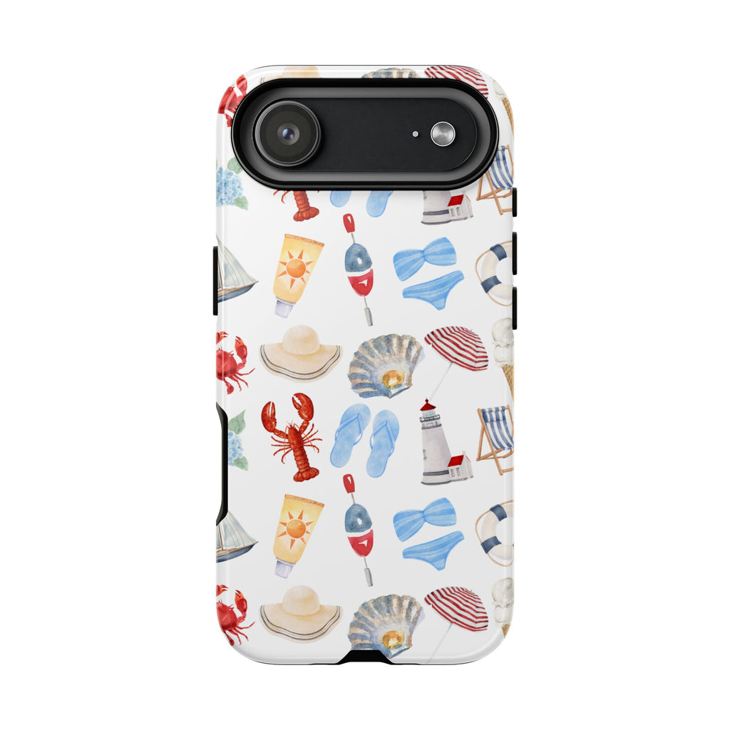 Coastal Beach Pattern Phone Case