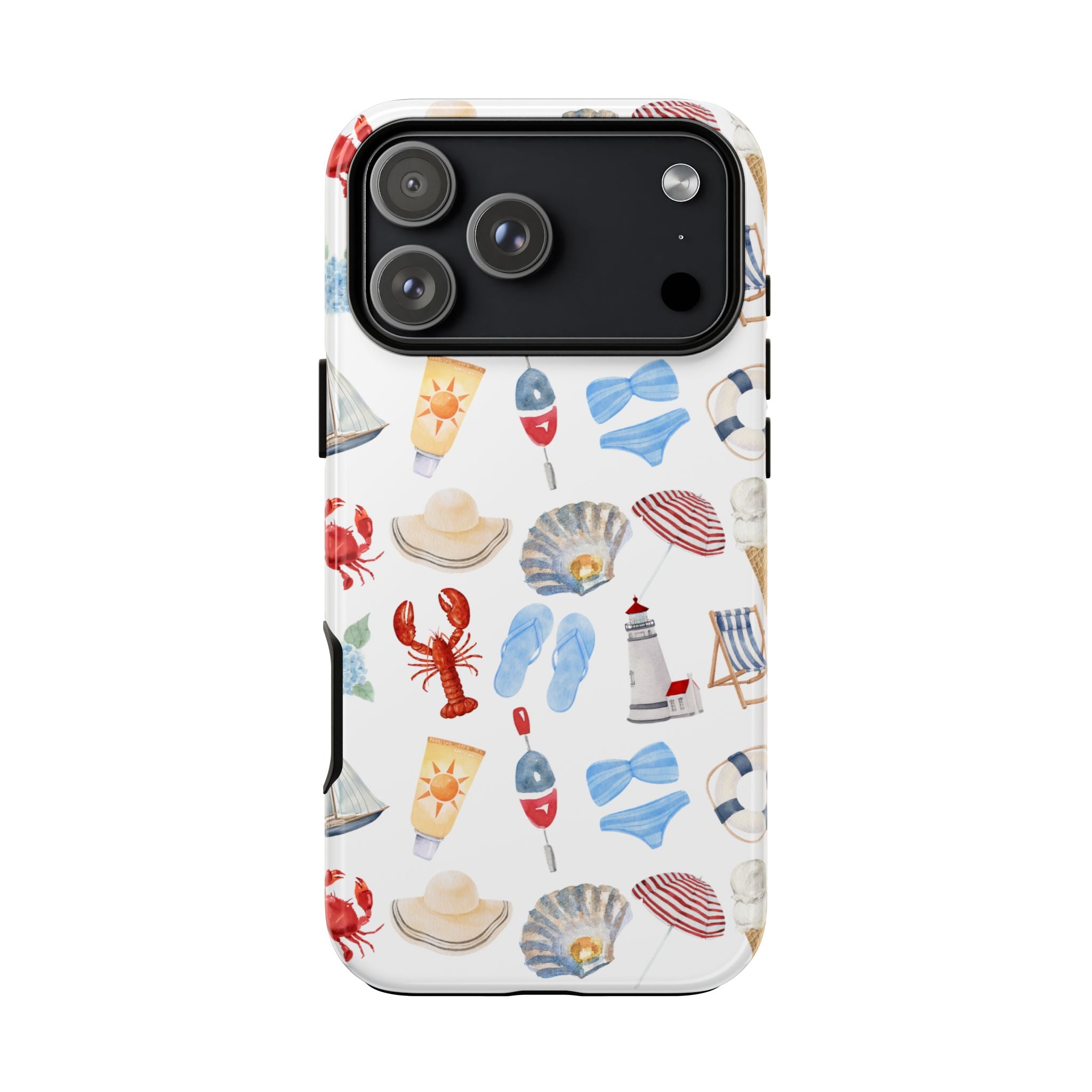 Coastal Beach Pattern Phone Case