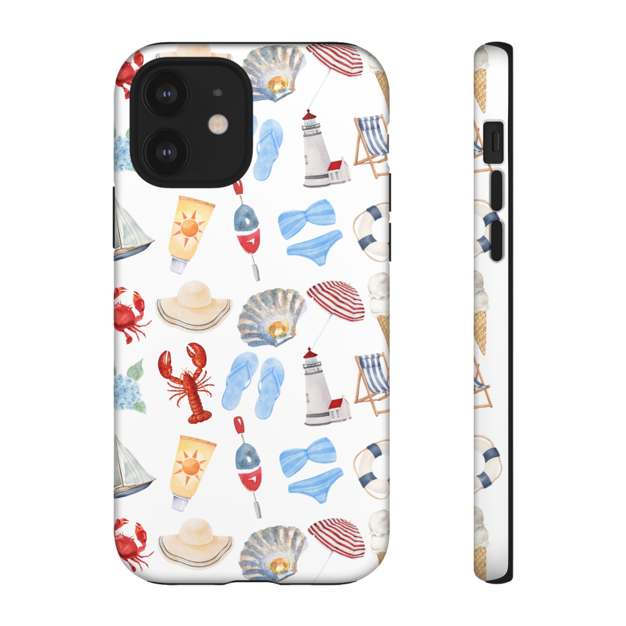 Coastal Beach Pattern Phone Case
