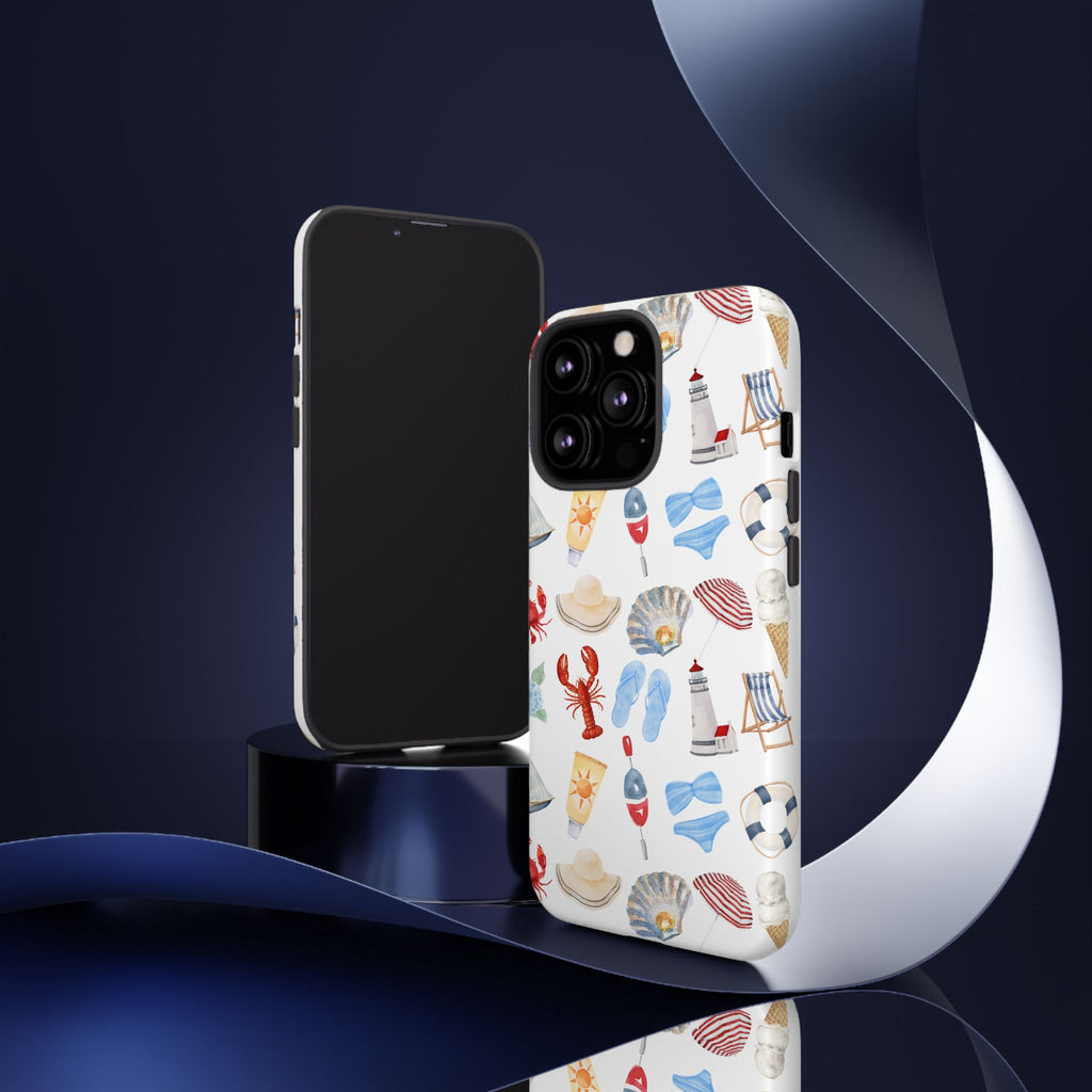 Coastal Beach Pattern Phone Case