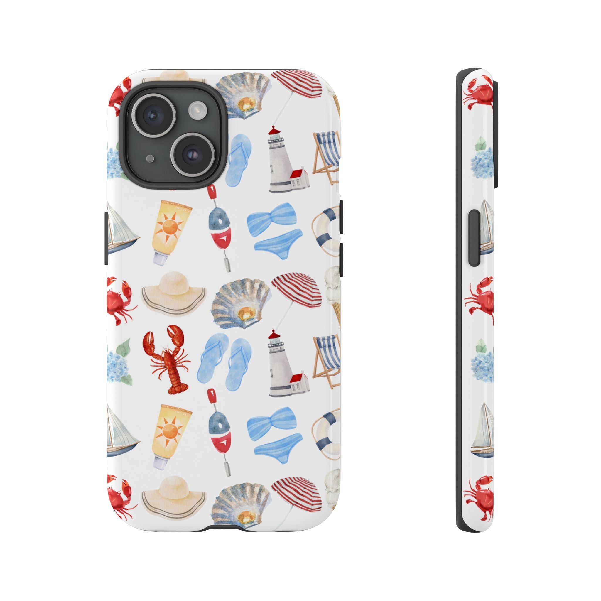 Coastal Beach Pattern Phone Case