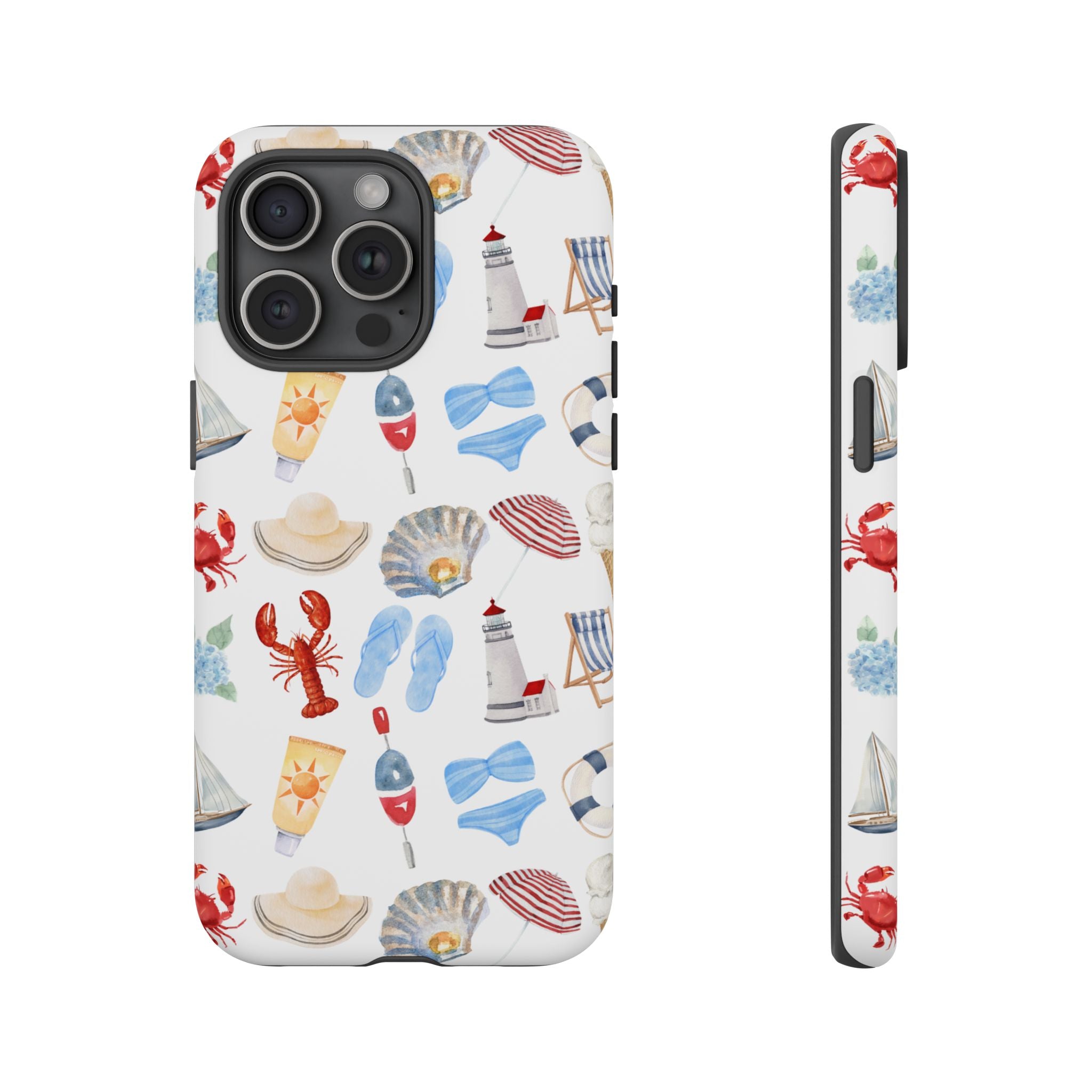 Coastal Beach Pattern Phone Case