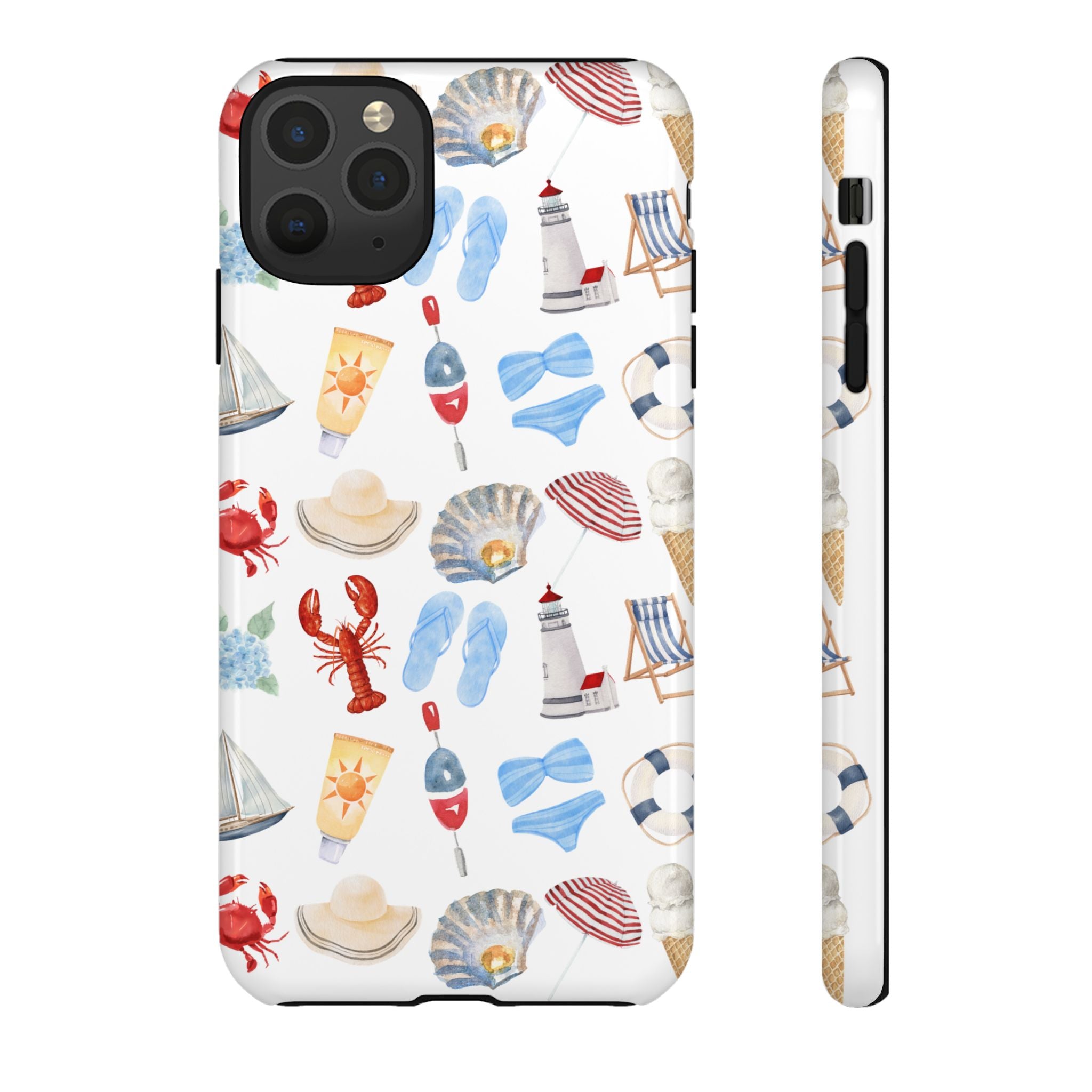 Coastal Beach Pattern Phone Case