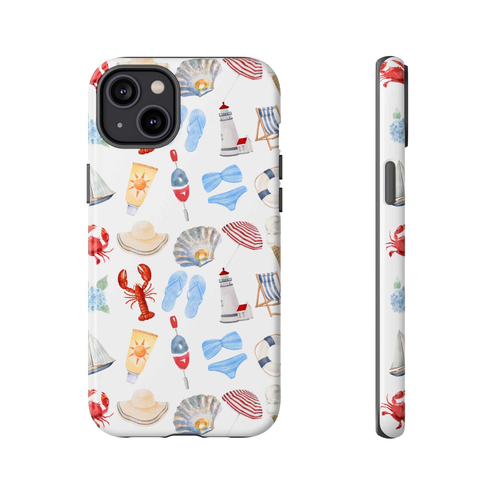 Coastal Beach Pattern Phone Case