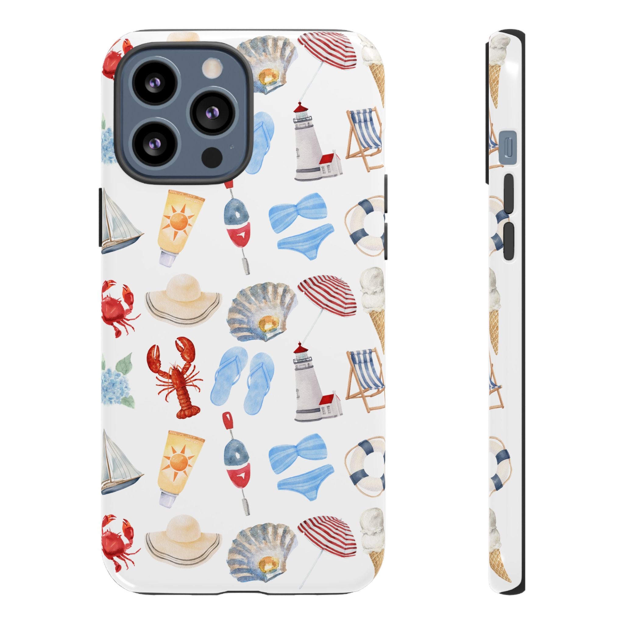 Coastal Beach Pattern Phone Case