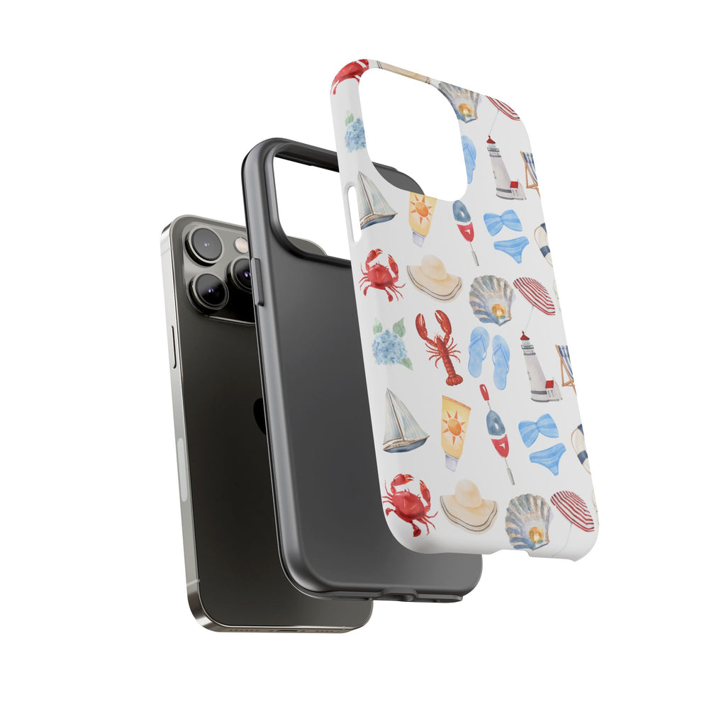Coastal Beach Pattern Phone Case