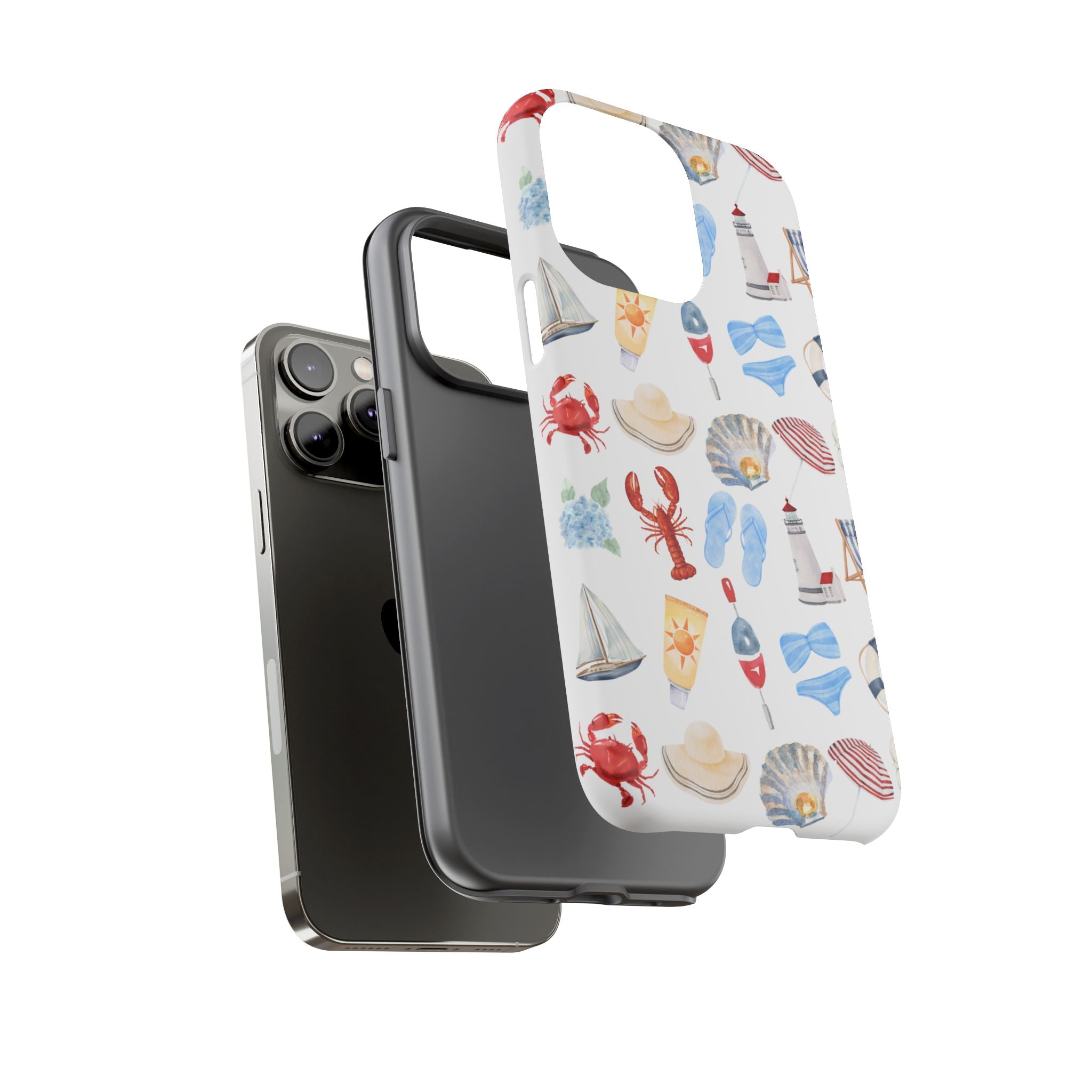 Coastal Beach Pattern Phone Case