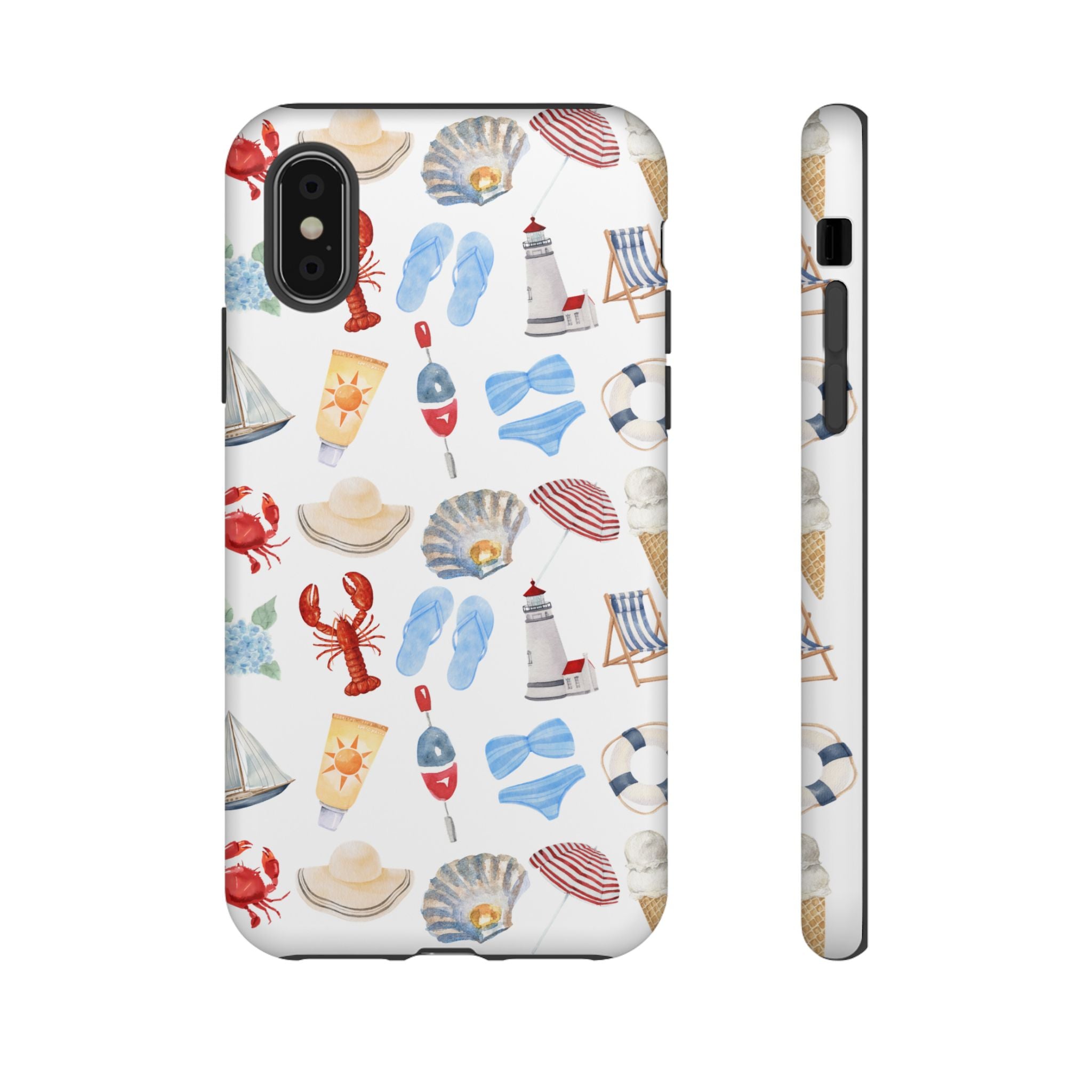 Coastal Beach Pattern Phone Case