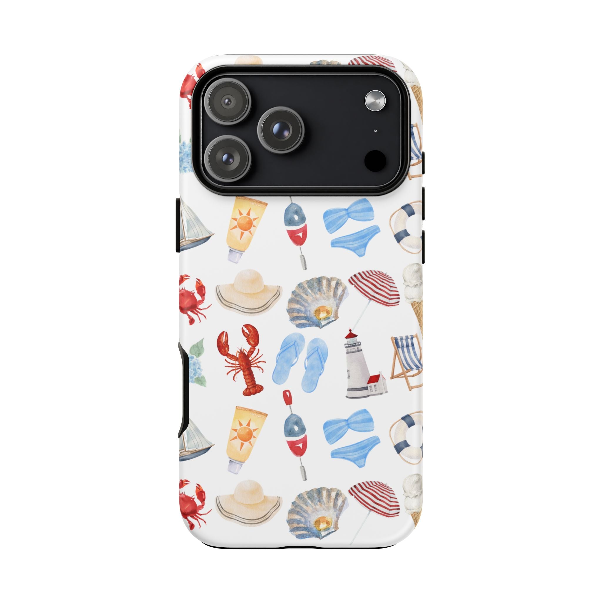 Coastal Beach Pattern Phone Case