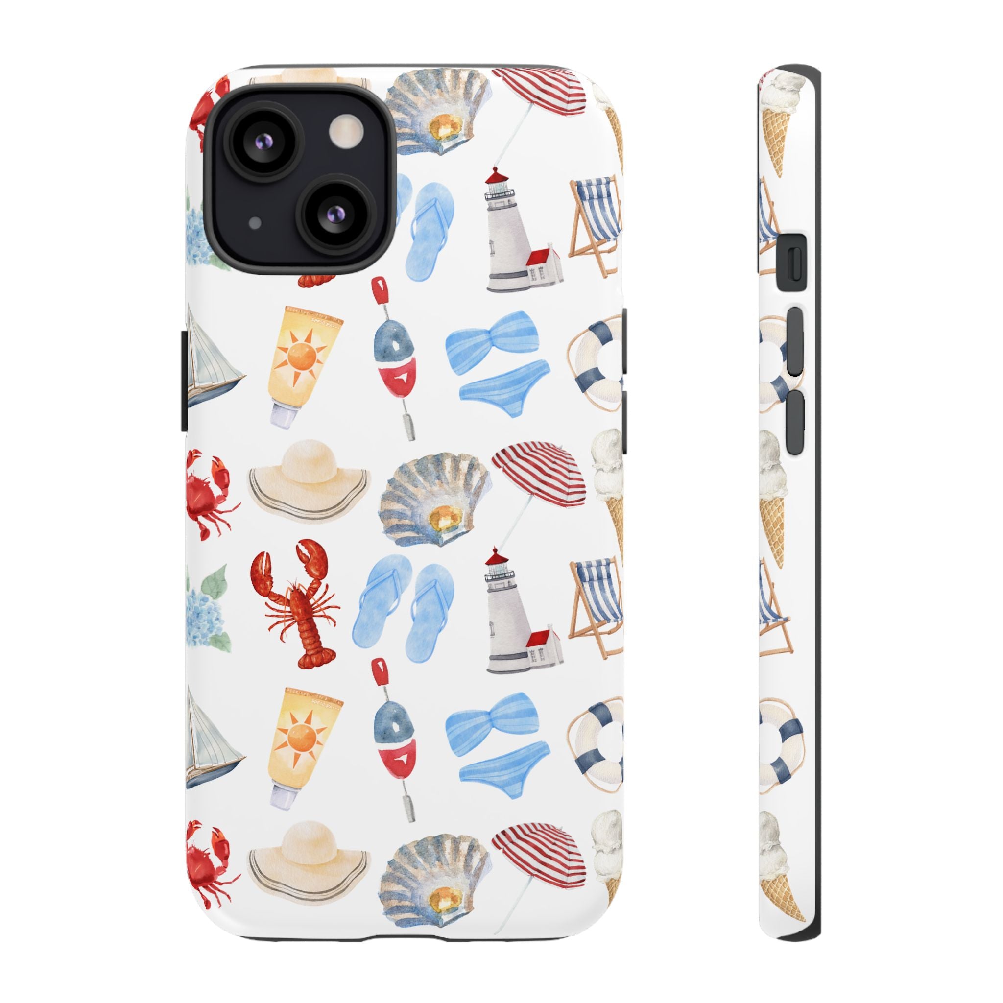 Coastal Beach Pattern Phone Case