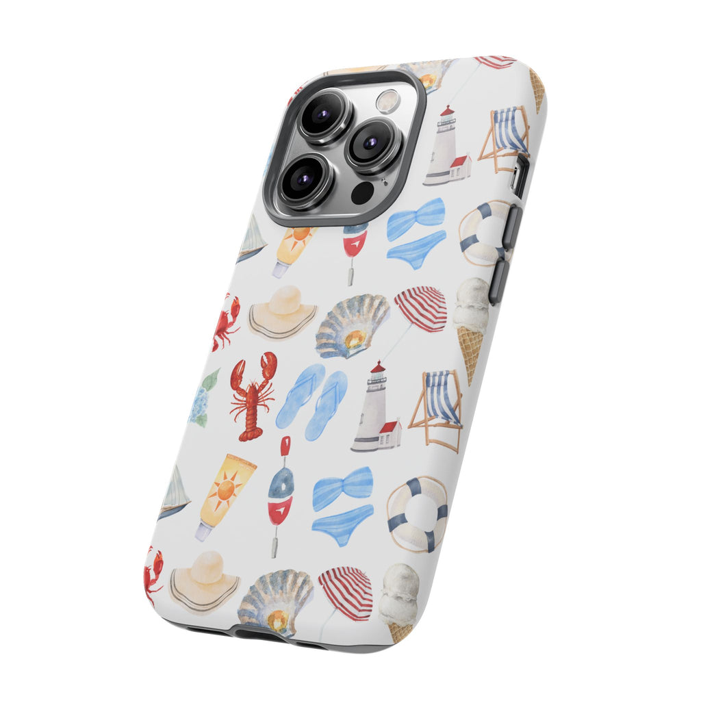 Coastal Beach Pattern Phone Case