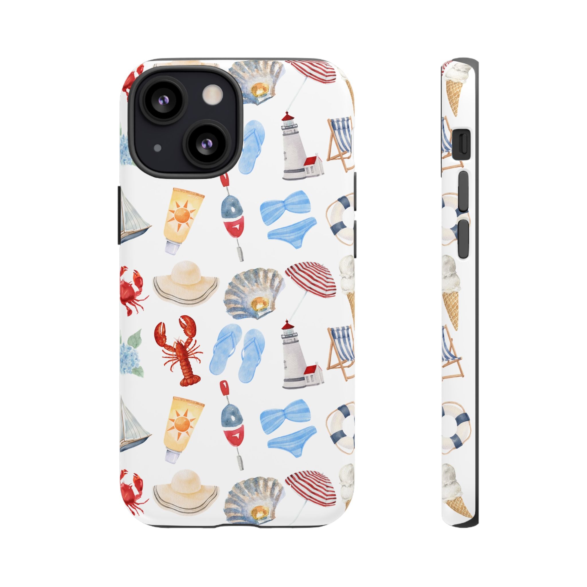 Coastal Beach Pattern Phone Case