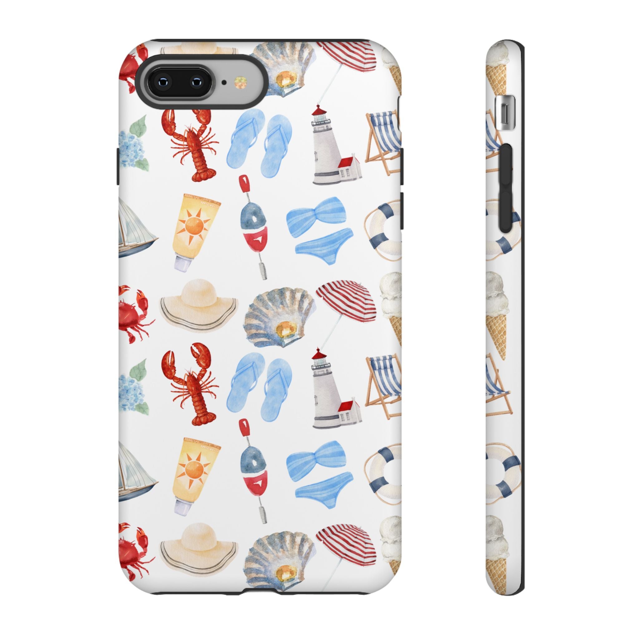 Coastal Beach Pattern Phone Case