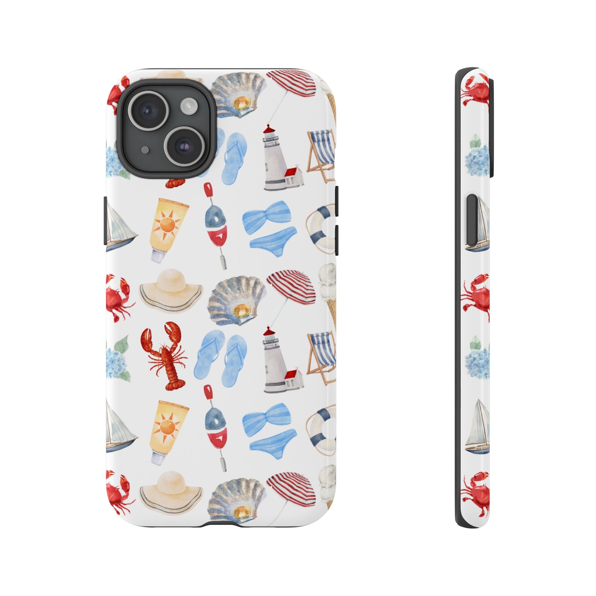 Coastal Beach Pattern Phone Case