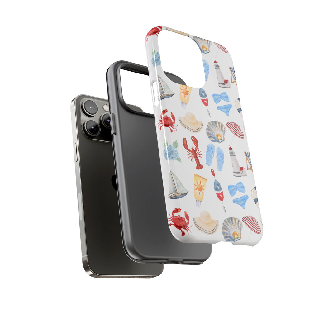 Coastal Beach Pattern Phone Case