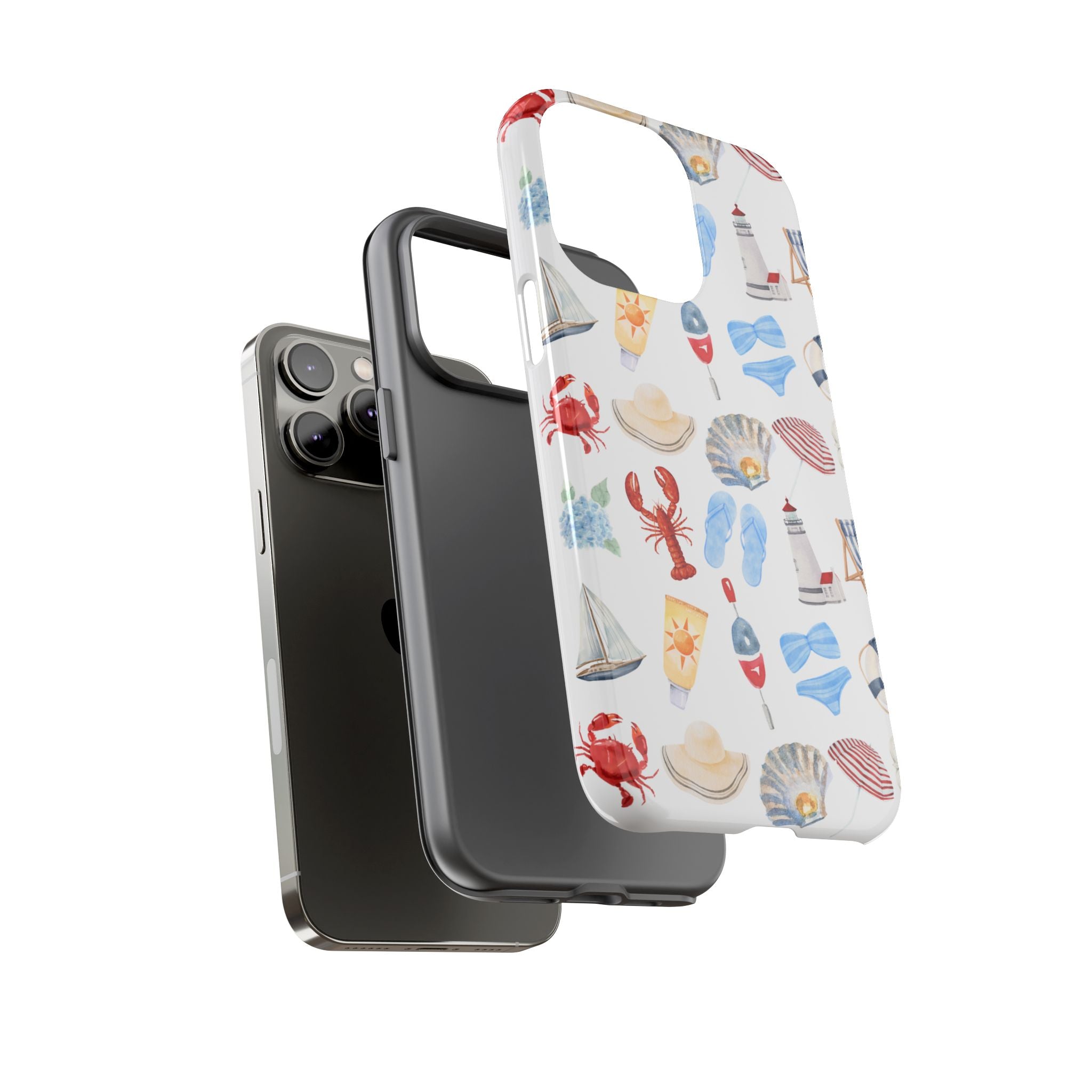 Coastal Beach Pattern Phone Case