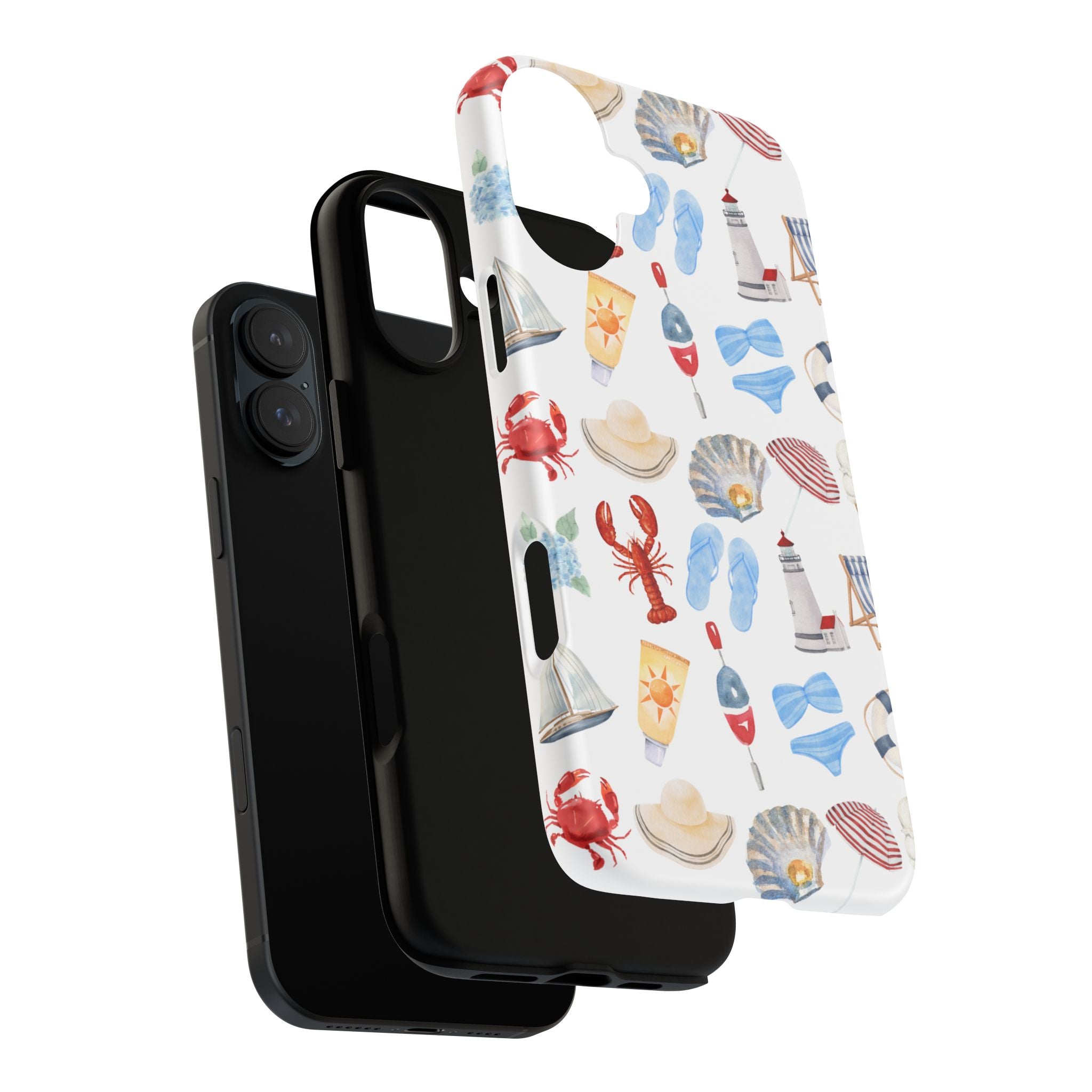 Coastal Beach Pattern Phone Case