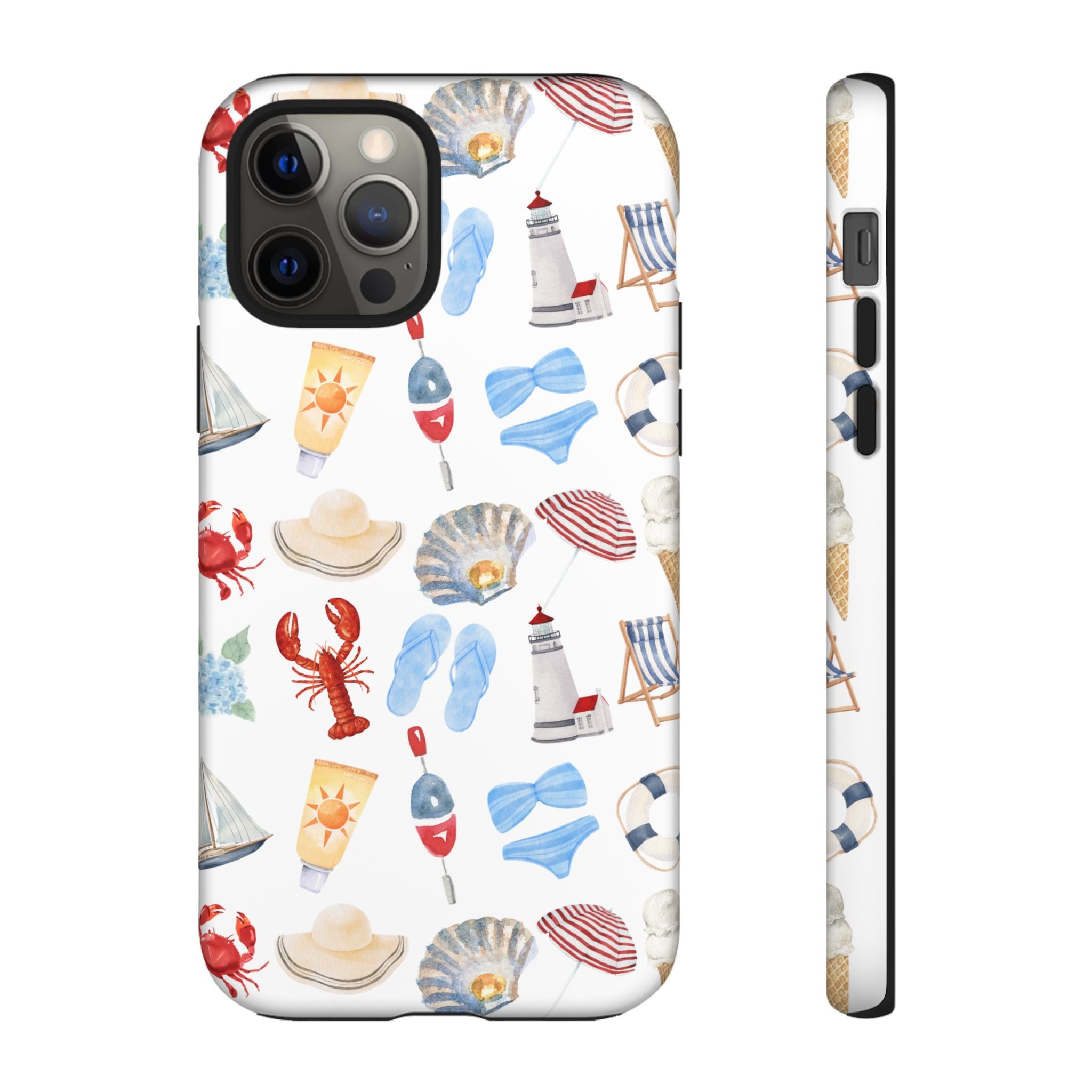 Coastal Beach Pattern Phone Case