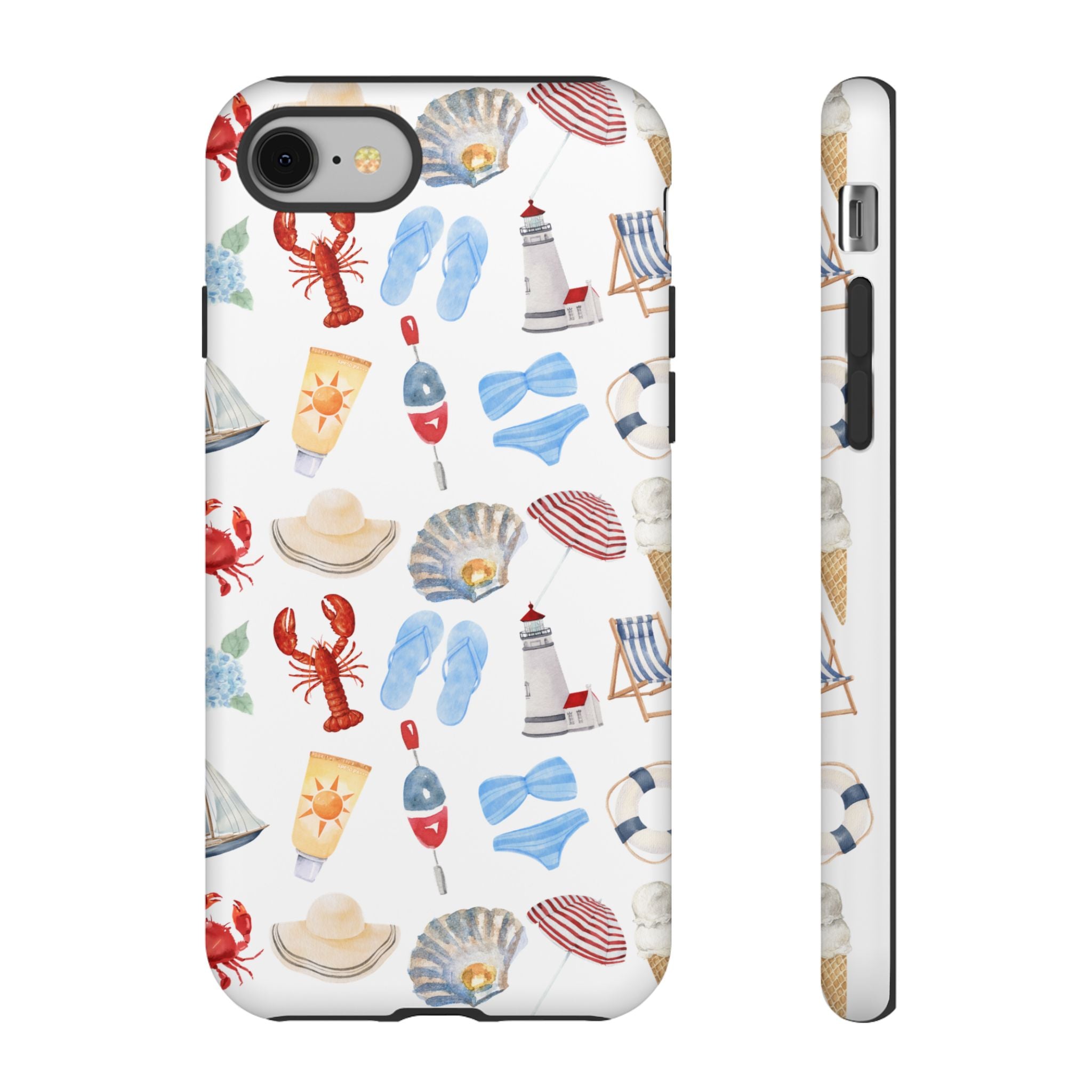 Coastal Beach Pattern Phone Case