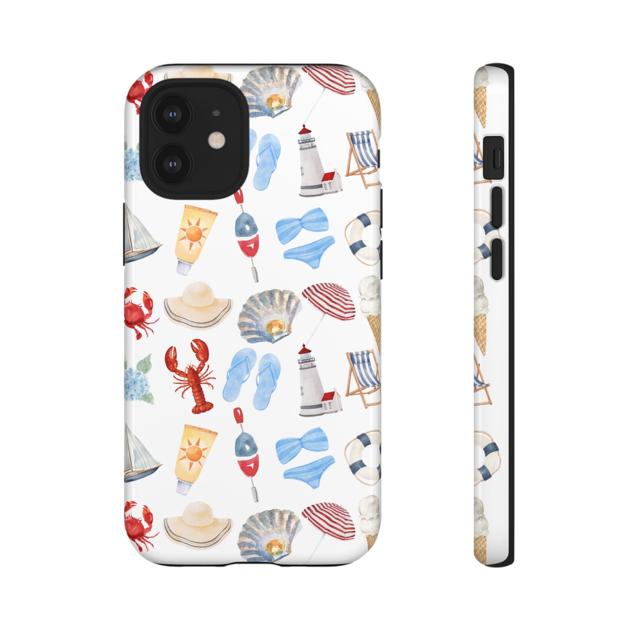 Coastal Beach Pattern Phone Case