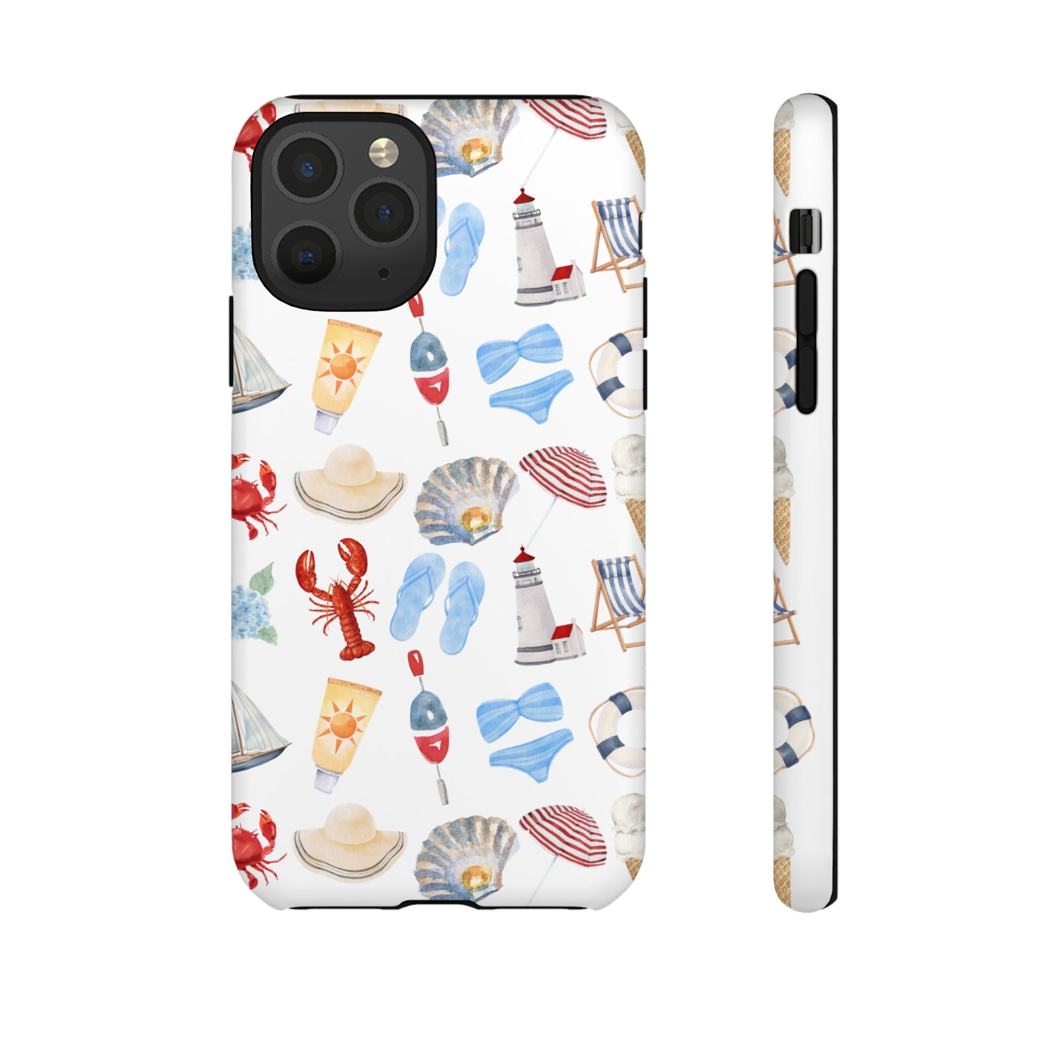 Coastal Beach Pattern Phone Case