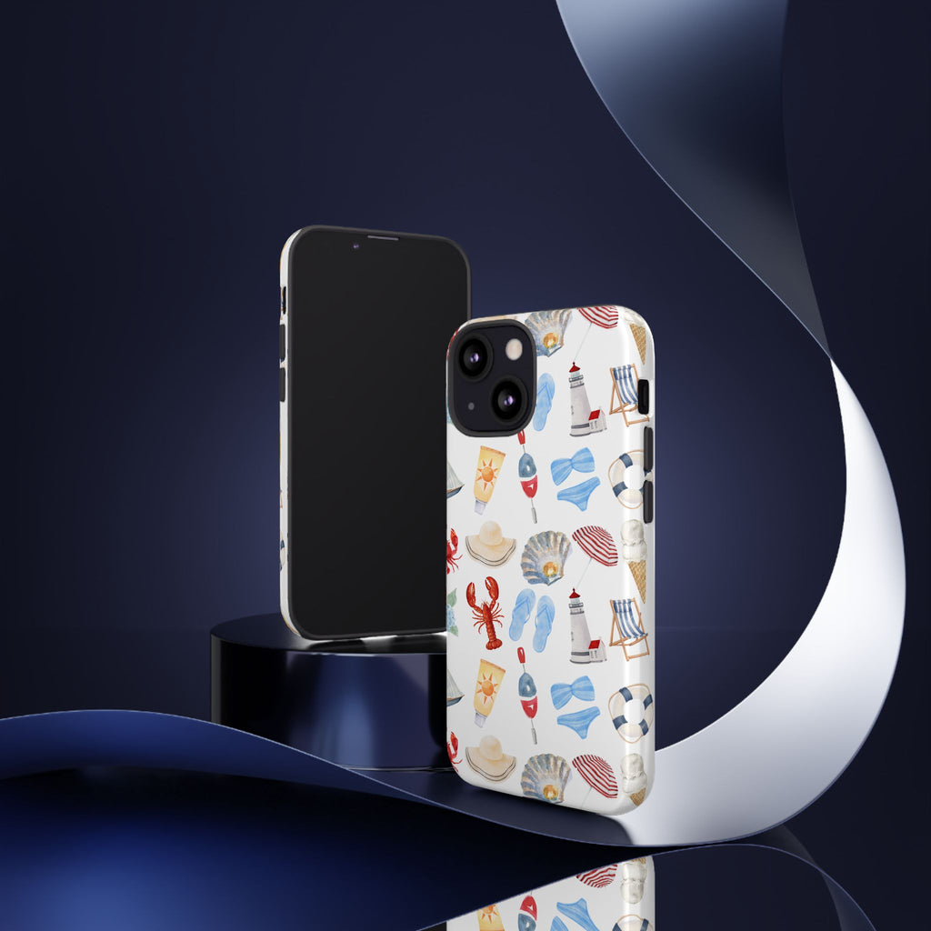 Coastal Beach Pattern Phone Case