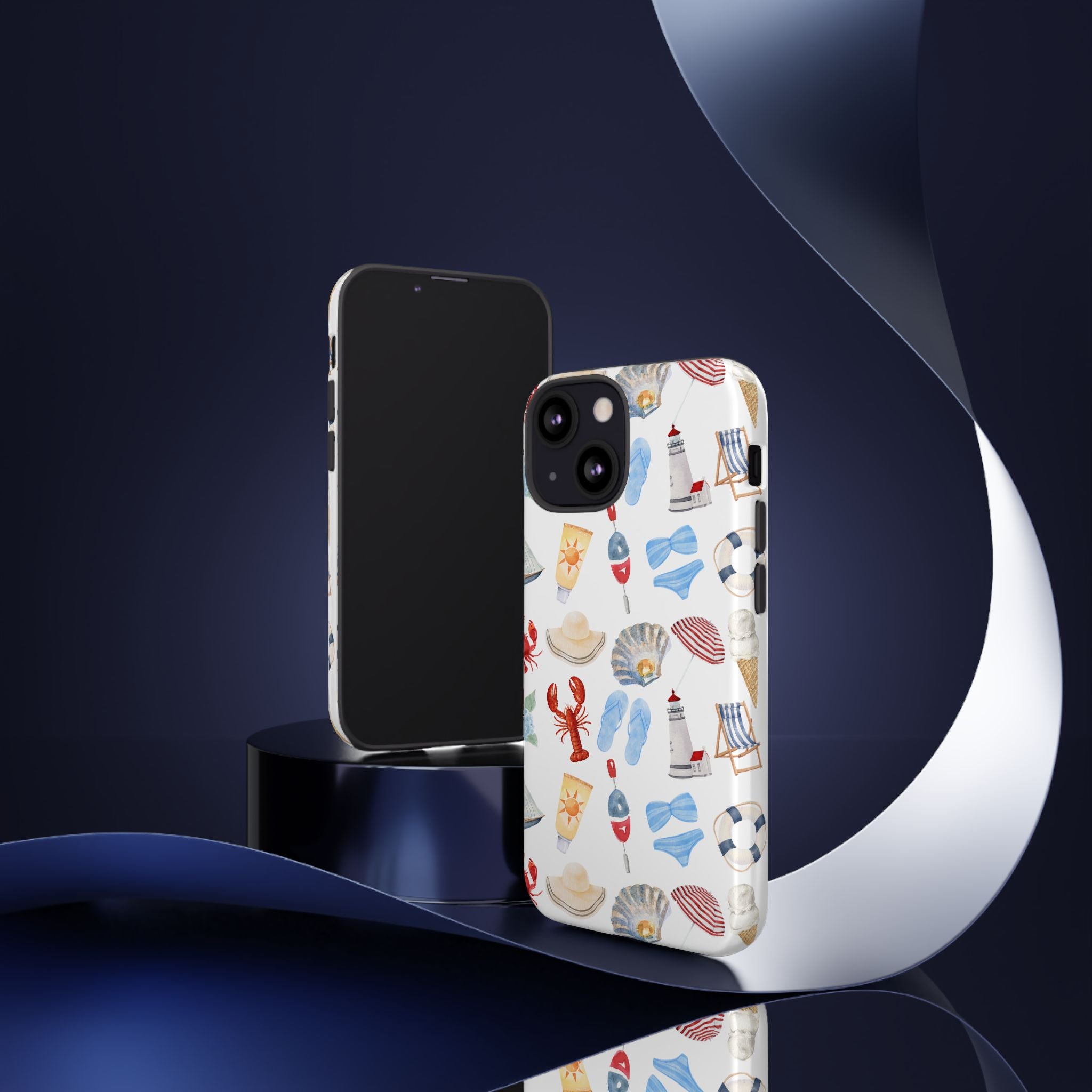 Coastal Beach Pattern Phone Case