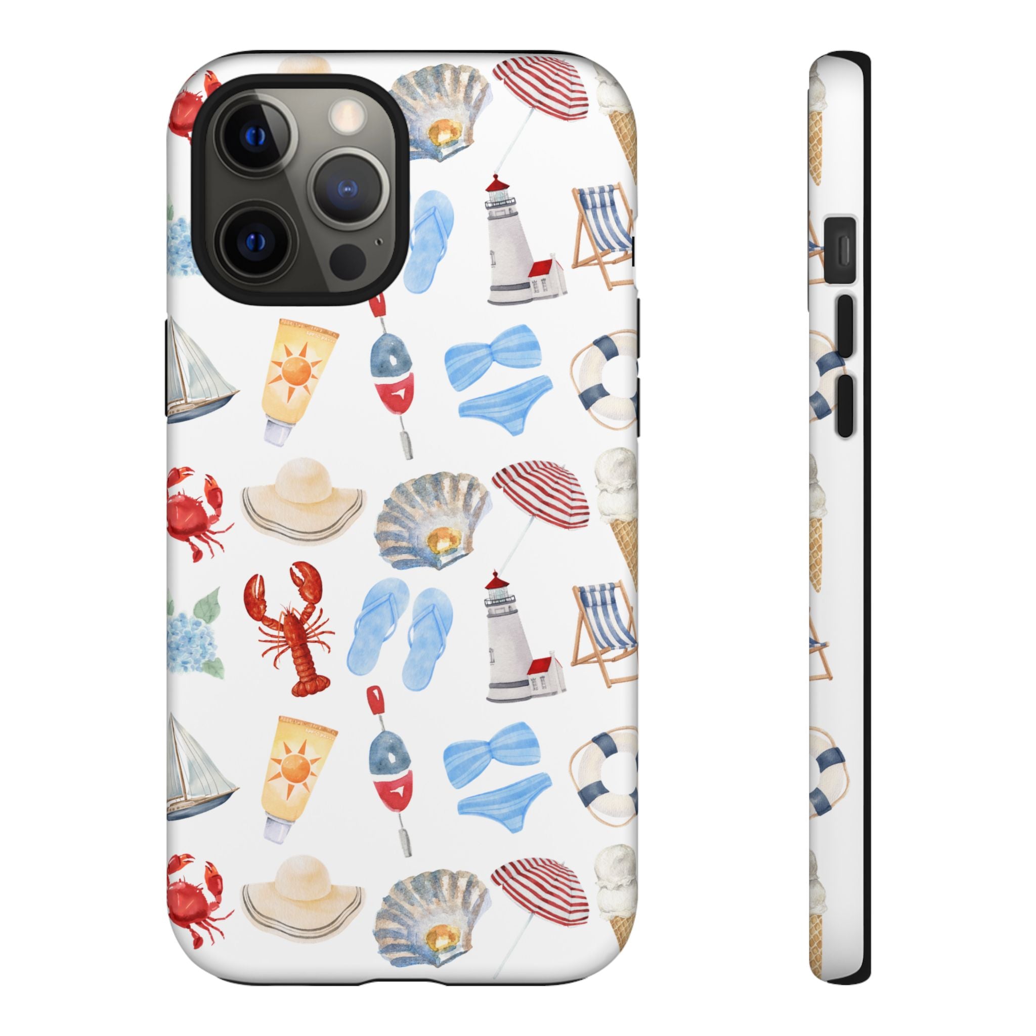 Coastal Beach Pattern Phone Case