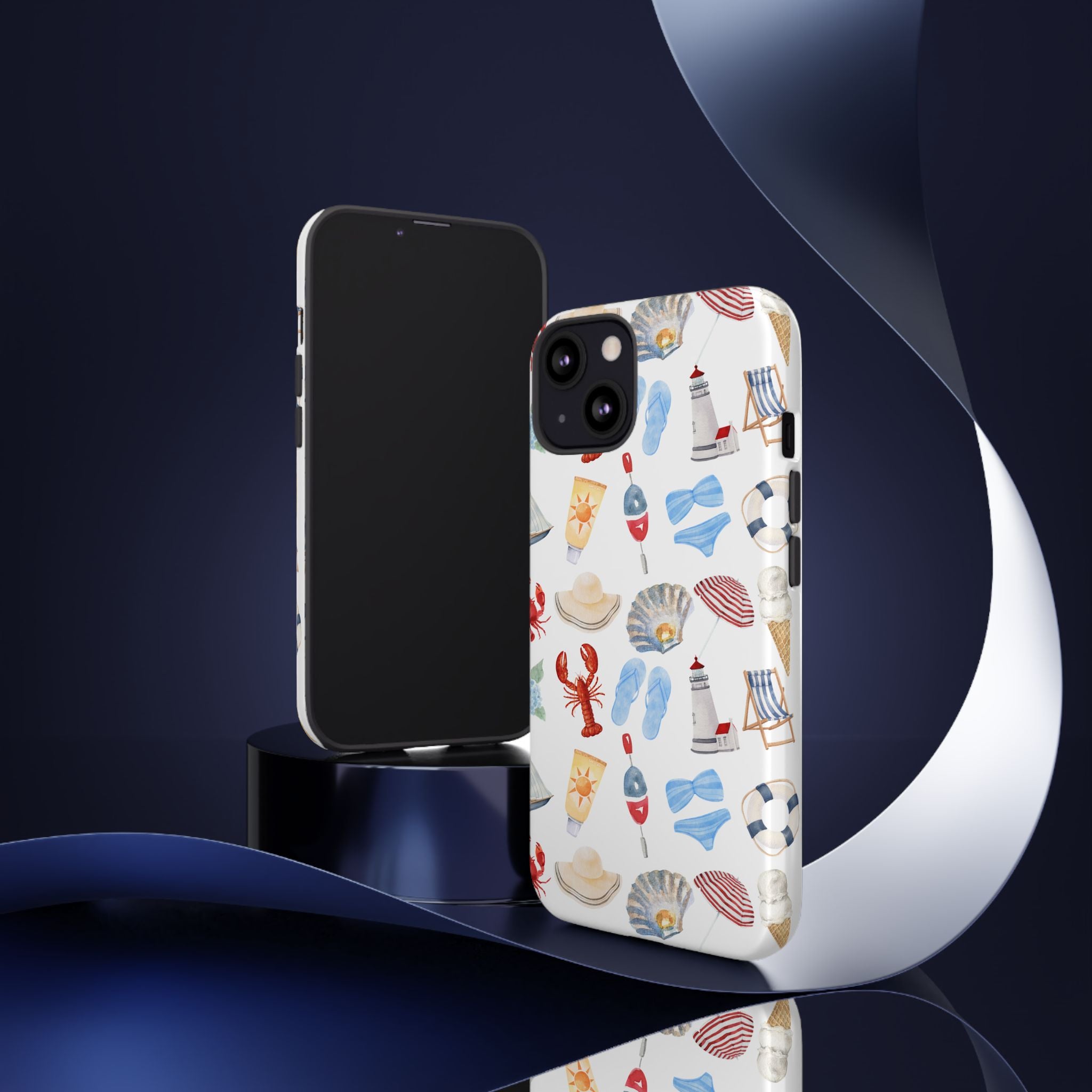 Coastal Beach Pattern Phone Case