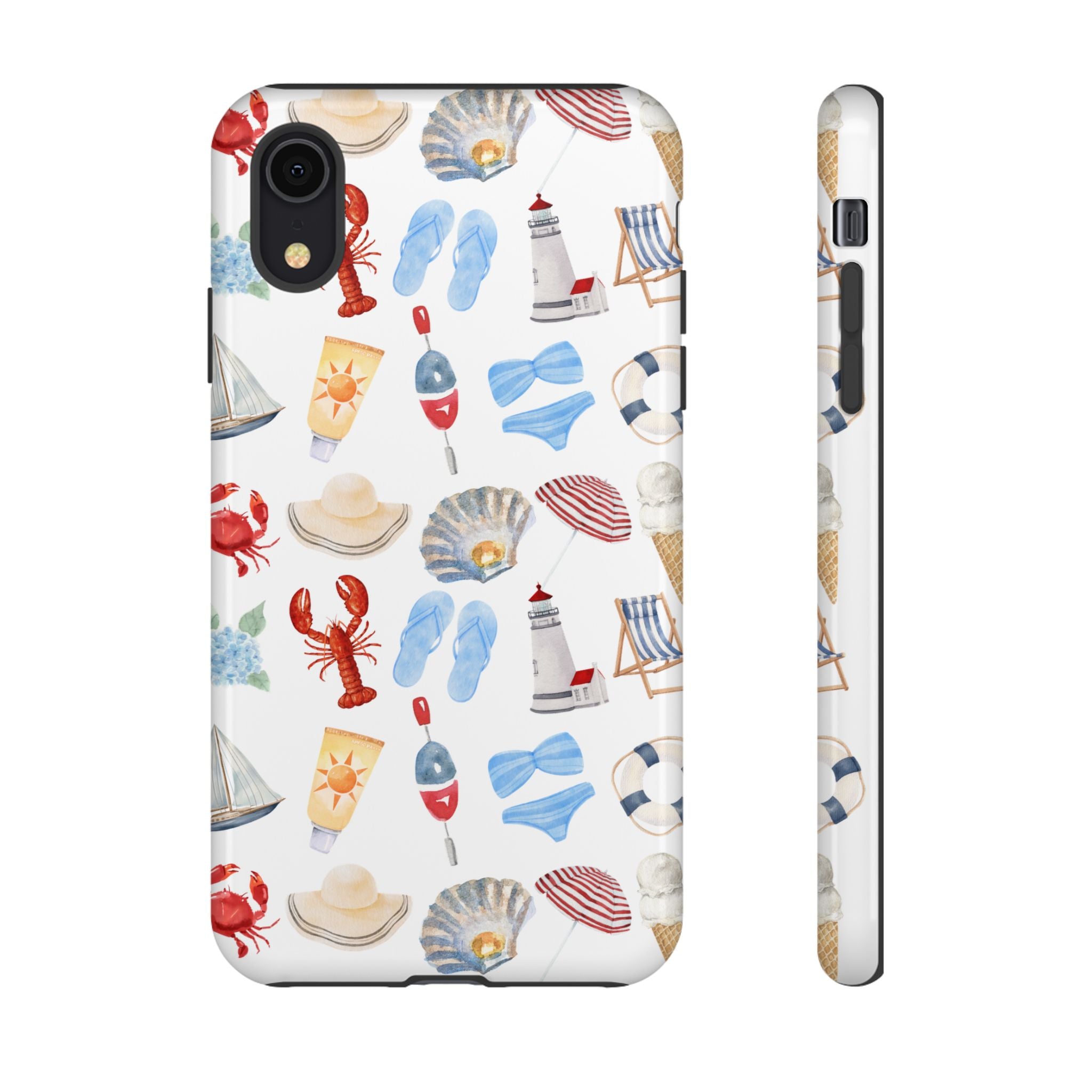 Coastal Beach Pattern Phone Case
