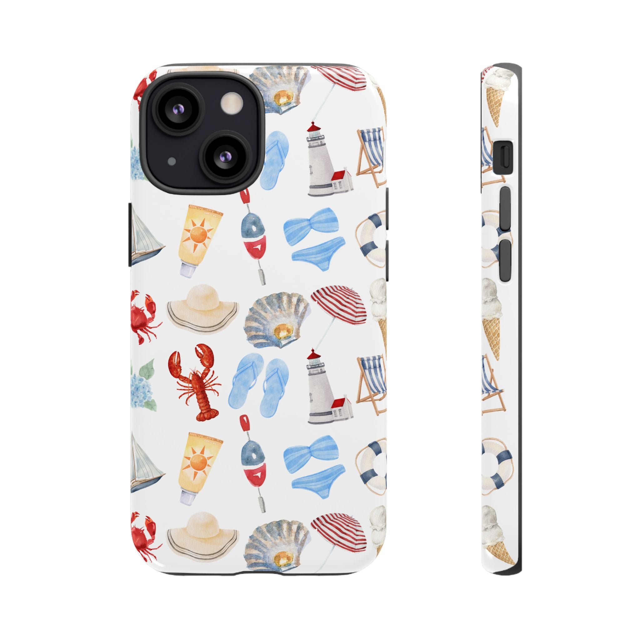 Coastal Beach Pattern Phone Case