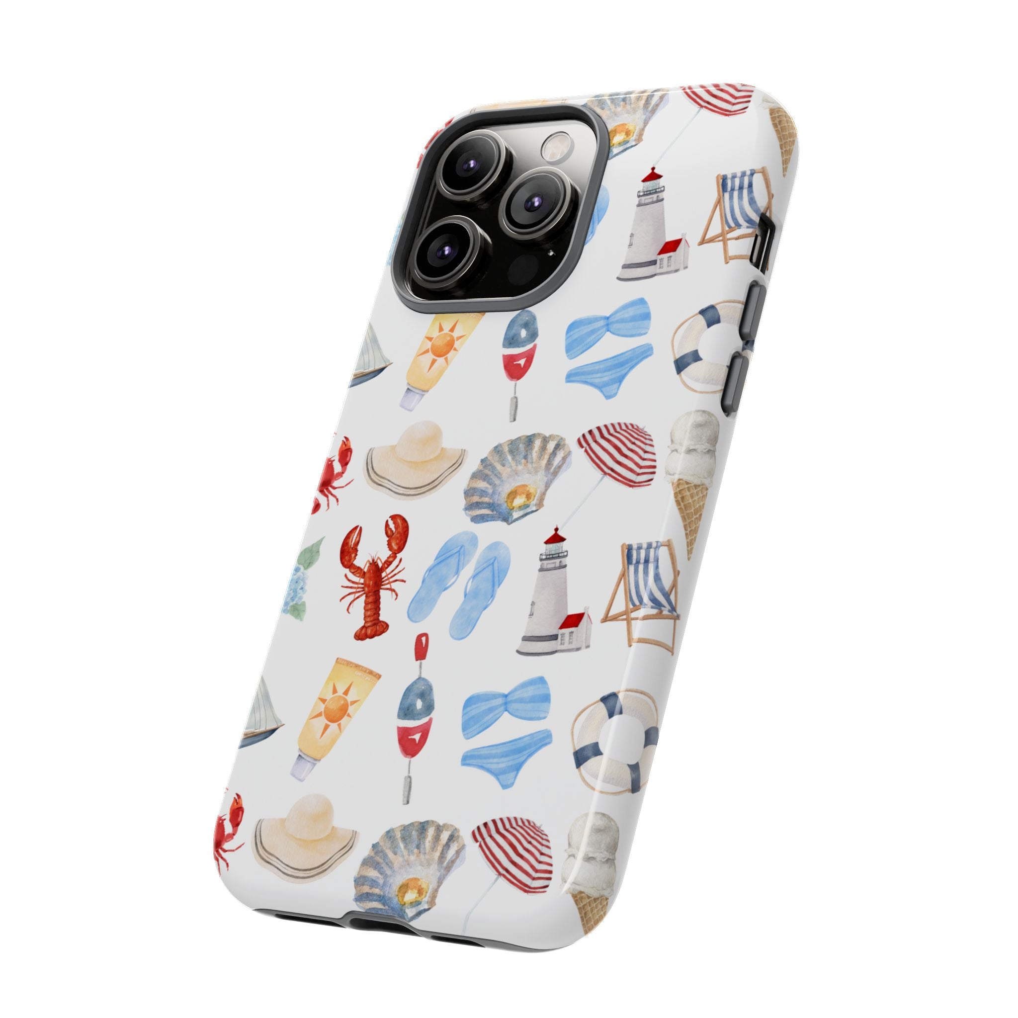 Coastal Beach Pattern Phone Case
